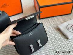 Hermes Leather Stewardess Bag