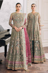EMBROIDERED NET CH12-02 UNSTITCHED
