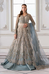 3 Piece Unstitched Embroidered Net Suit | BD-3002