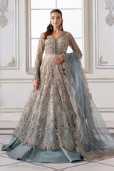 3 Piece Unstitched Embroidered Net Suit | BD-3002