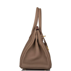 Hermes Birkin 30 Etoupe Togo Gold Hardware