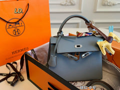 Hermes Kelly Bag with Silver Hardware