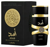 Lattafa Asad Eau de Parfum 3.4 oz / 100ml Spray – Long Lasting Luxury Fragrance