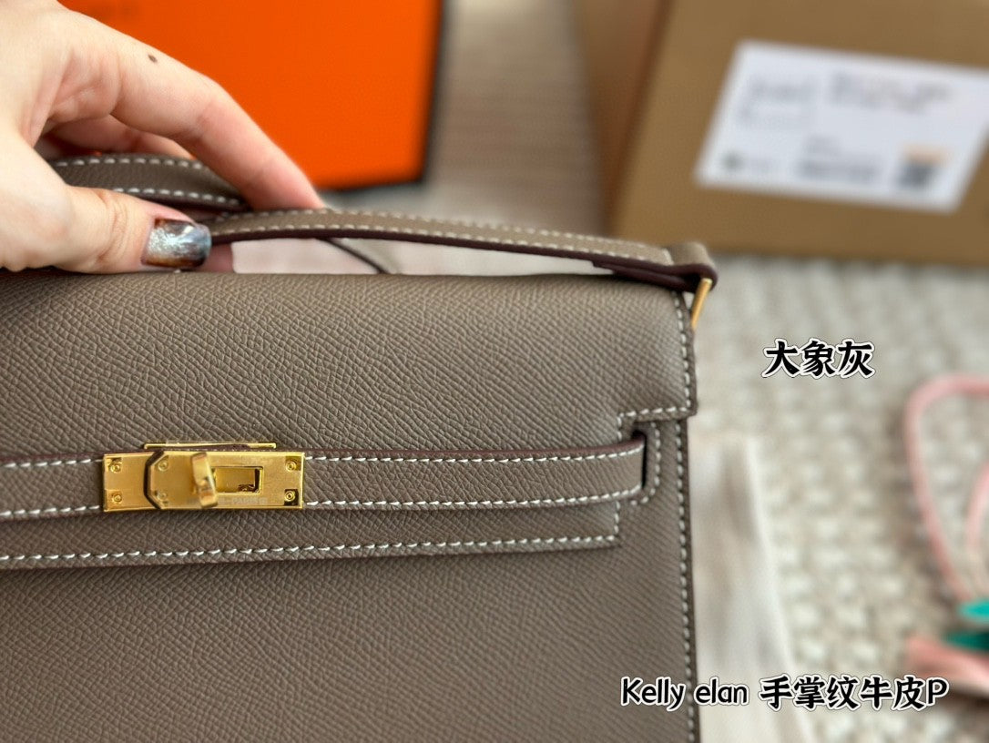 Hermes Hand-textured cowhide leather