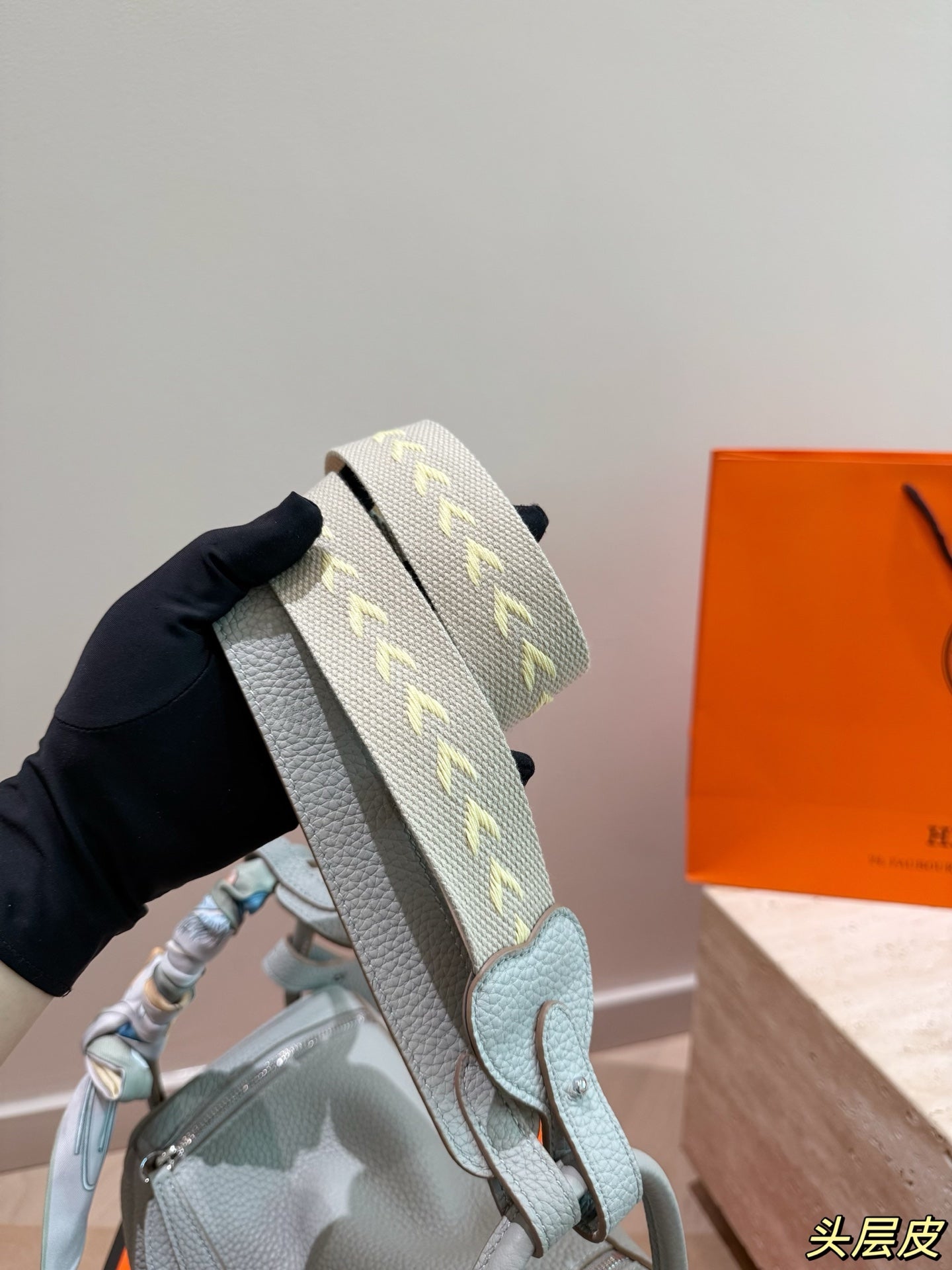 Hermès Lindy 26 Macaron Blue Handbag