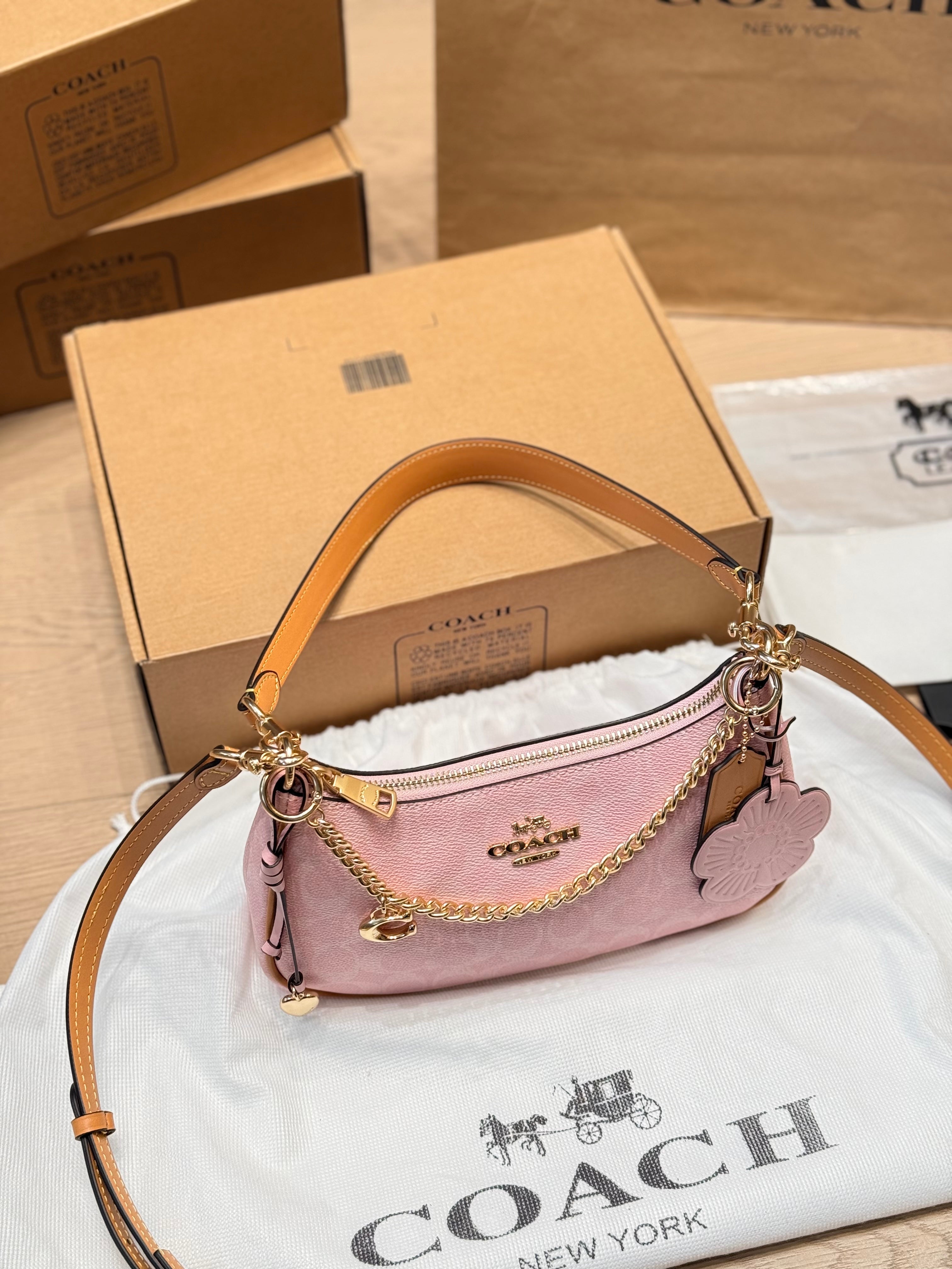 COACH Teri Pink Shoulder Bag