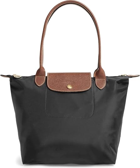 Medium 'Le Pliage' Tote Shoulder Bag, Black