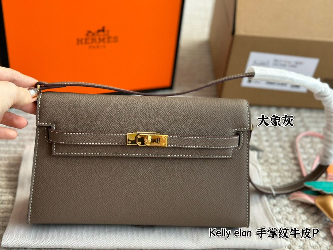 Hermes Hand-textured cowhide leather