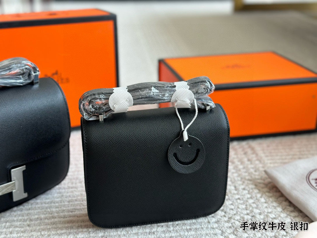 Hermes  Leather Stewardess Bag