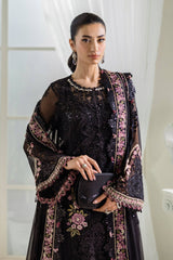 3 Piece Unstitched Embroidered Chiffon Suit | MPC-25-104