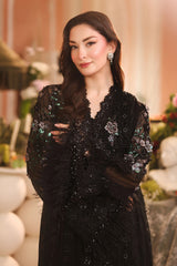 Black Embroidered Luxury Formal Suit
