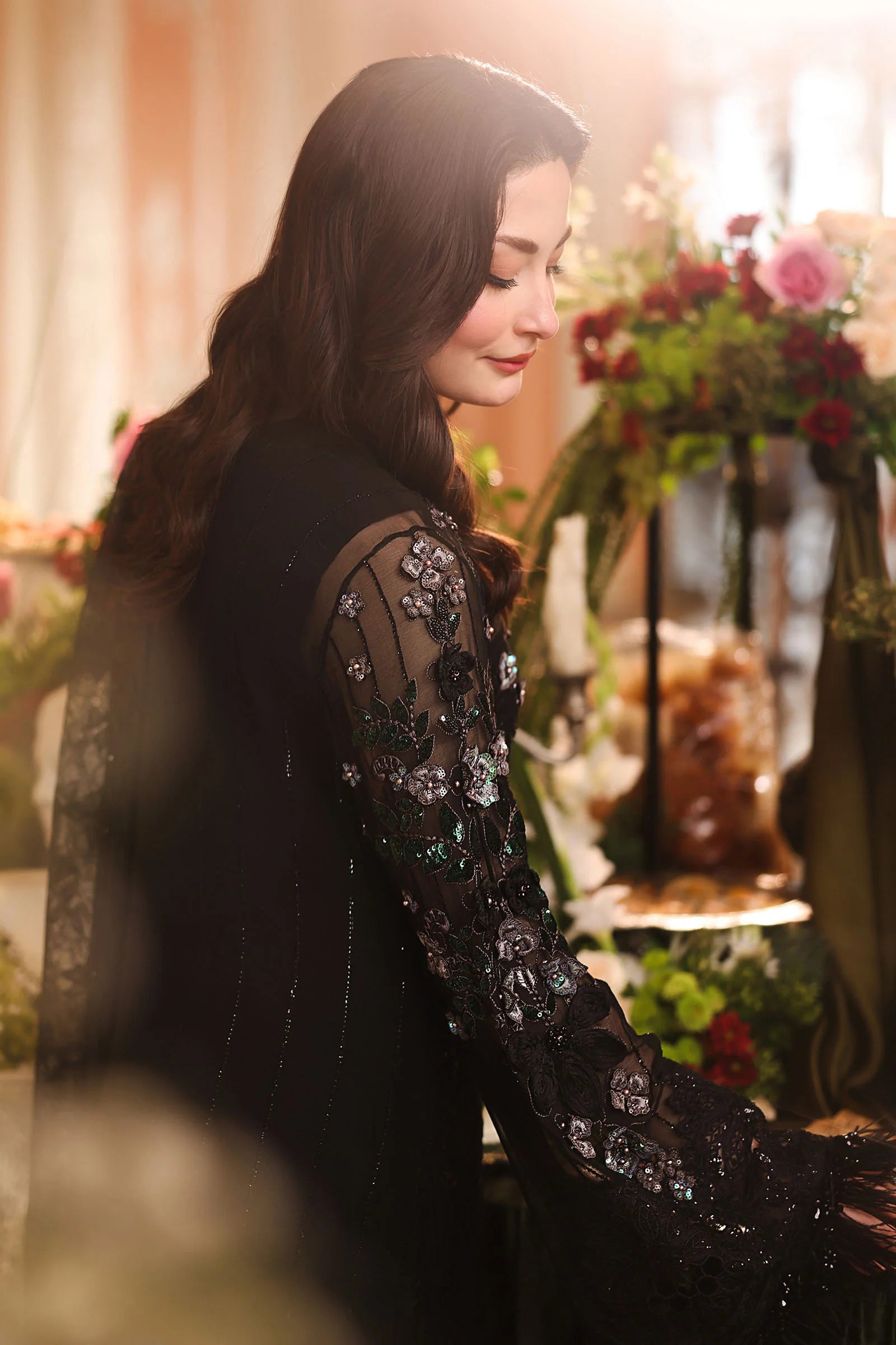 Black Embroidered Luxury Formal Suit