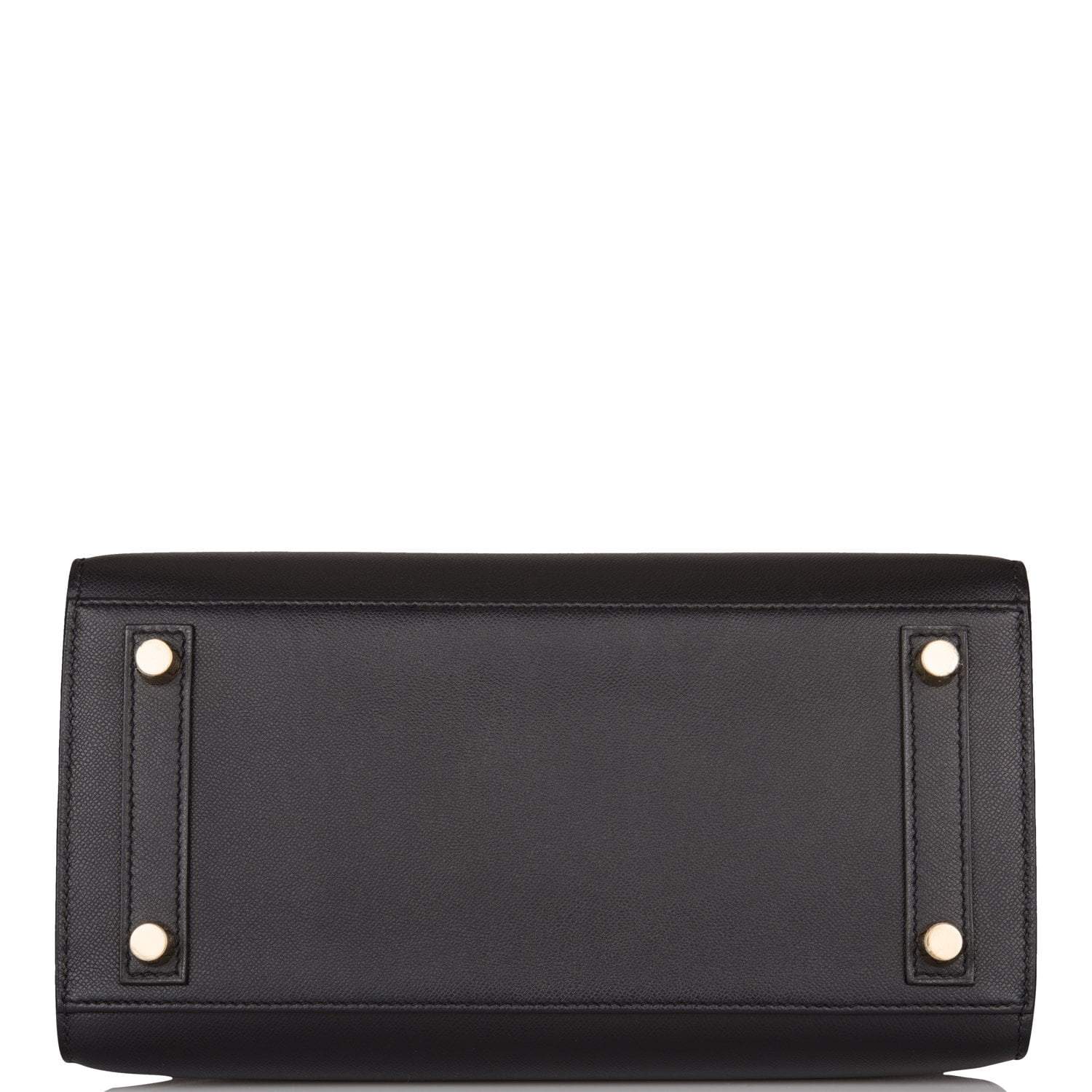 Hermes Black Veau Madame Sellier Birkin 25cm Gold Hardware