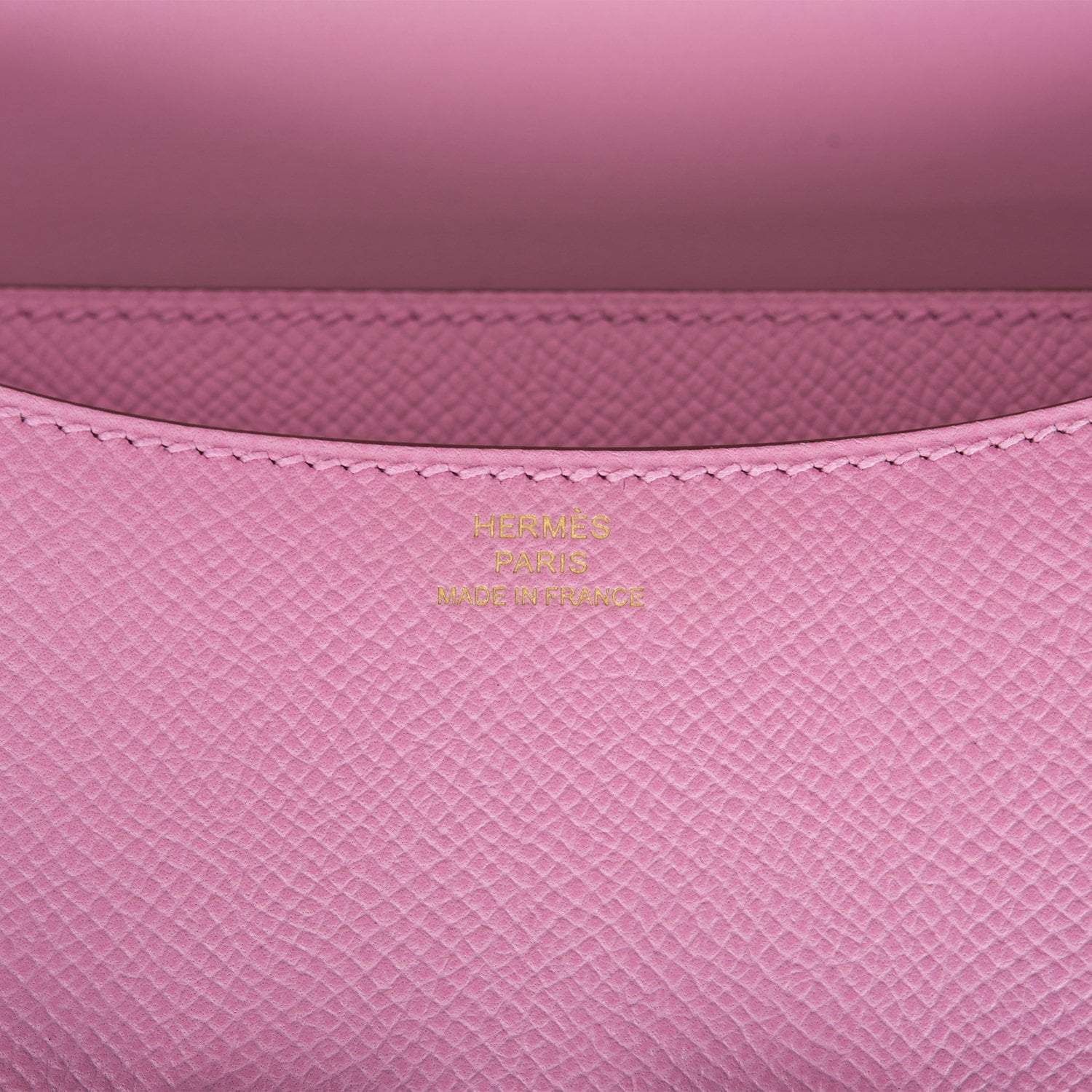 Hermes Mauve Sylvestre Epsom Mini Constance 18cm Permabrass Hardware