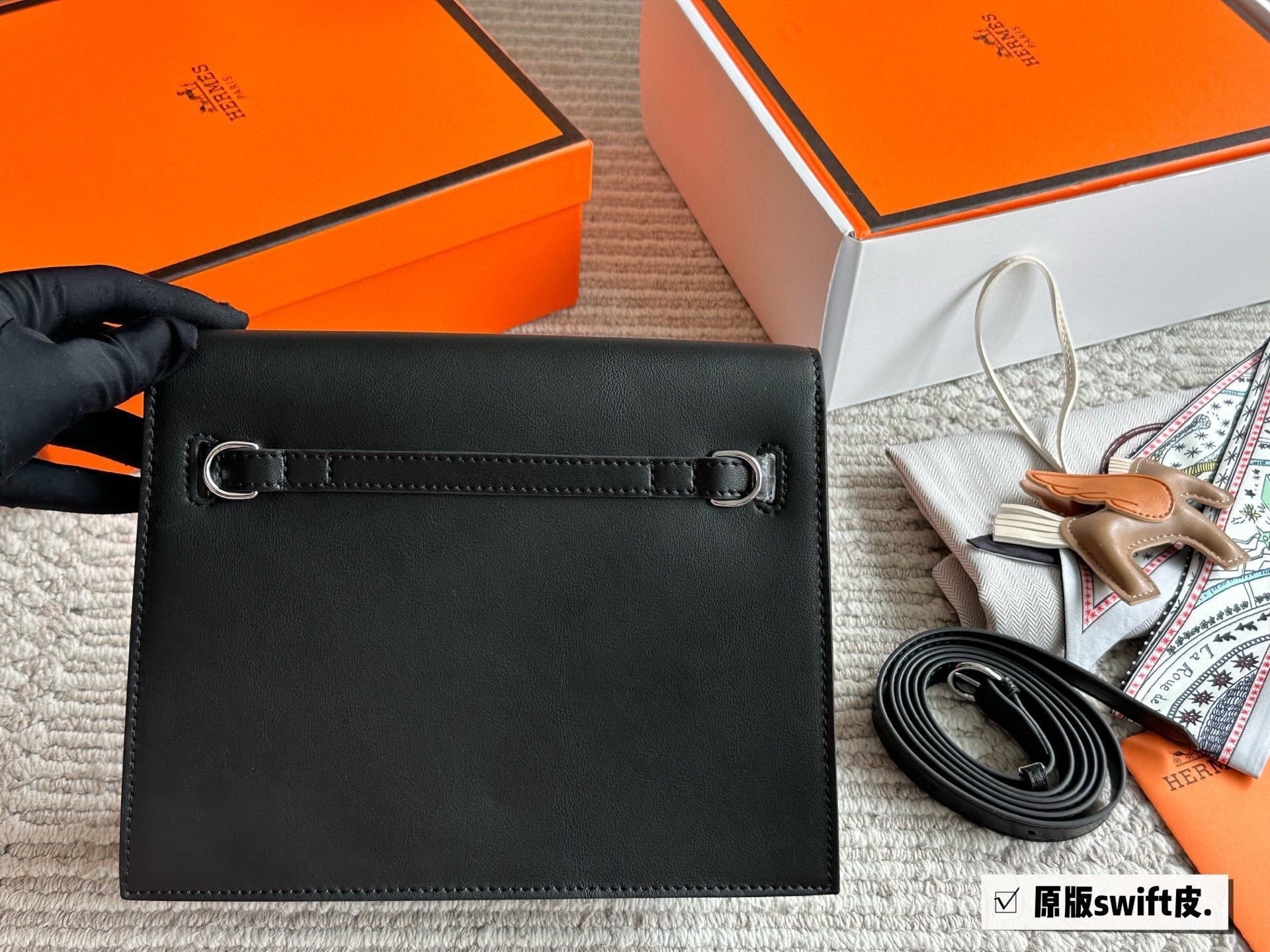 Kyoto leather Kelly Danse dancing bag