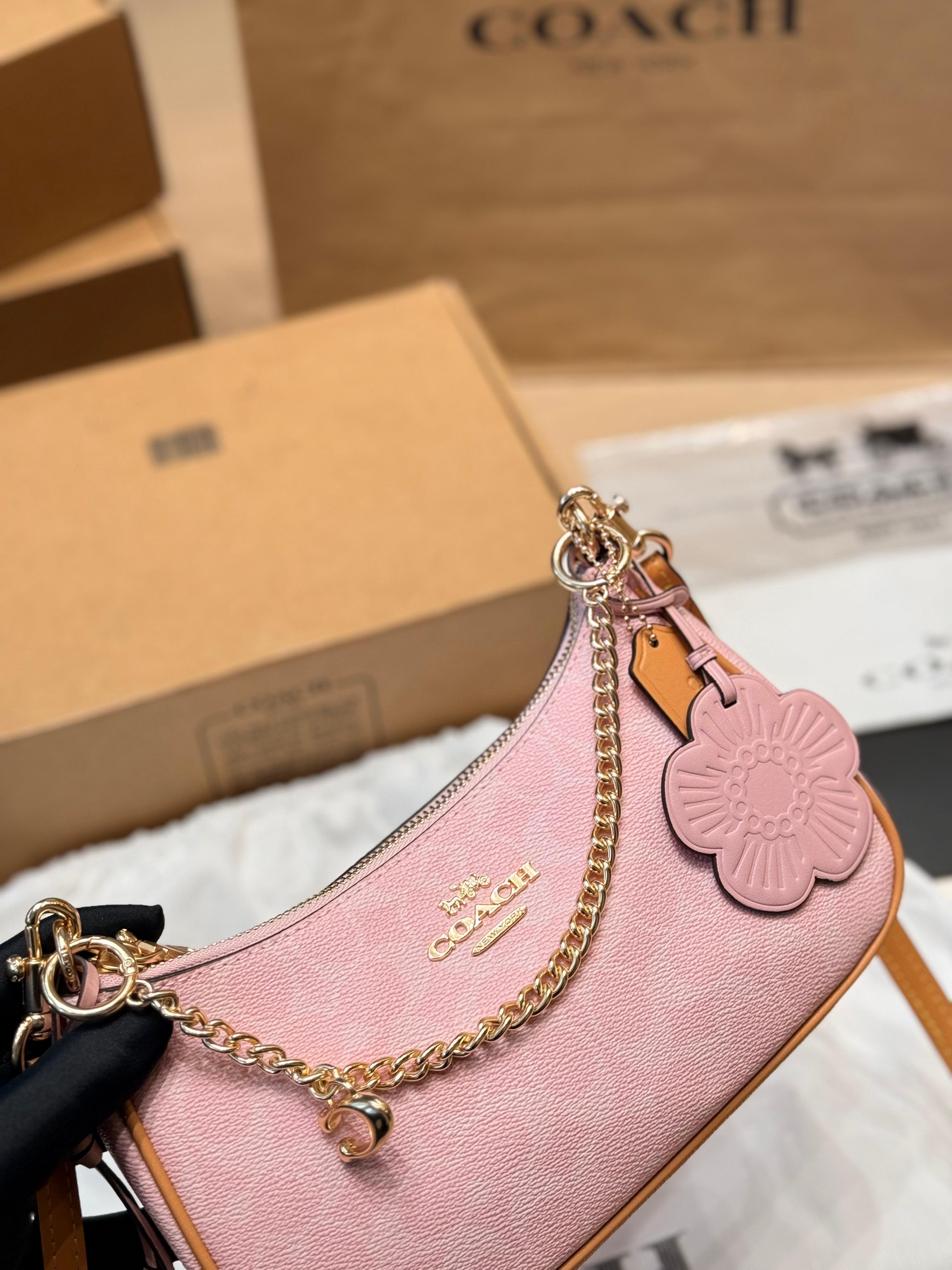 COACH Teri Pink Shoulder Bag
