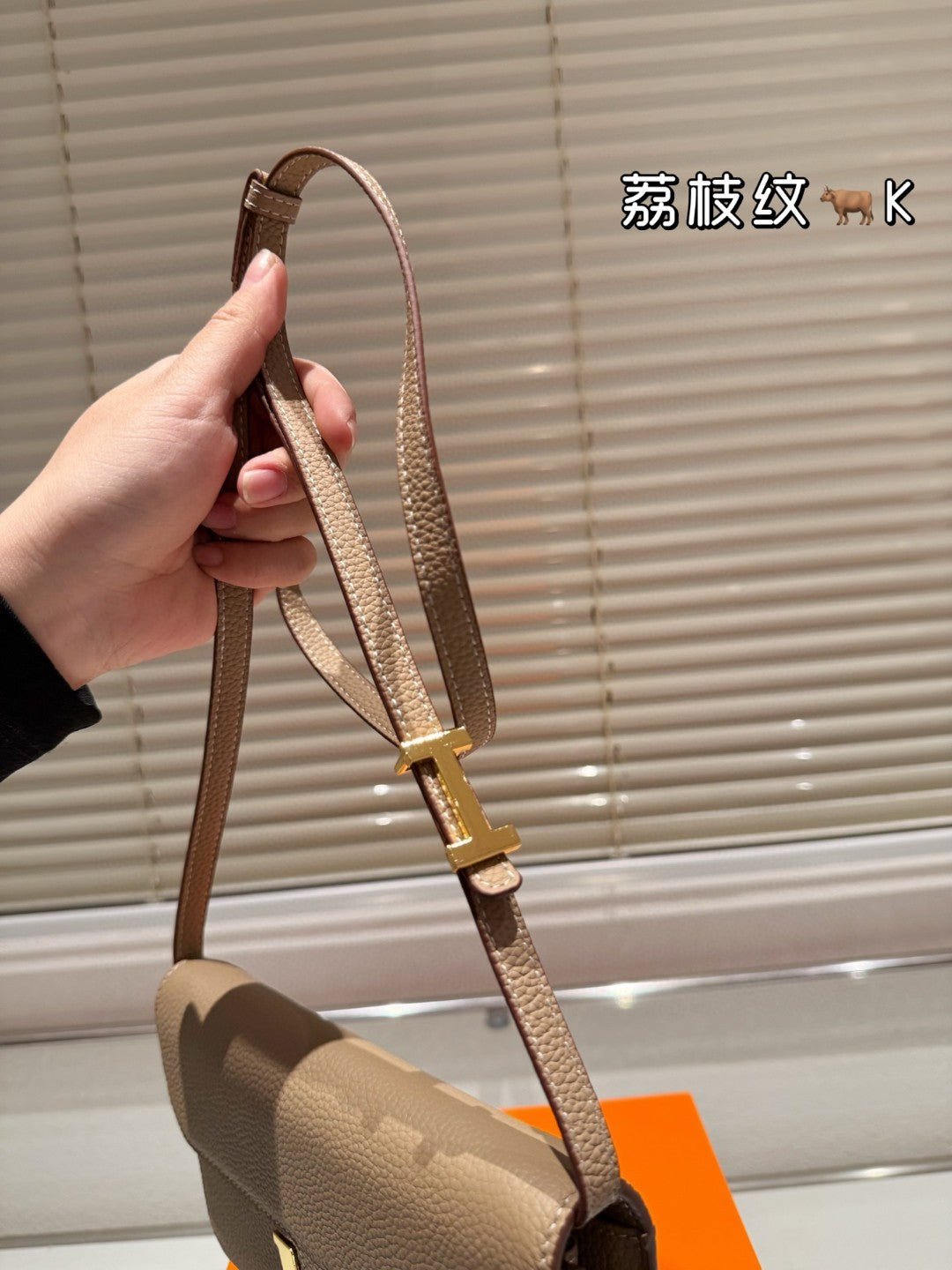 Original leather Hermes crossbody bag