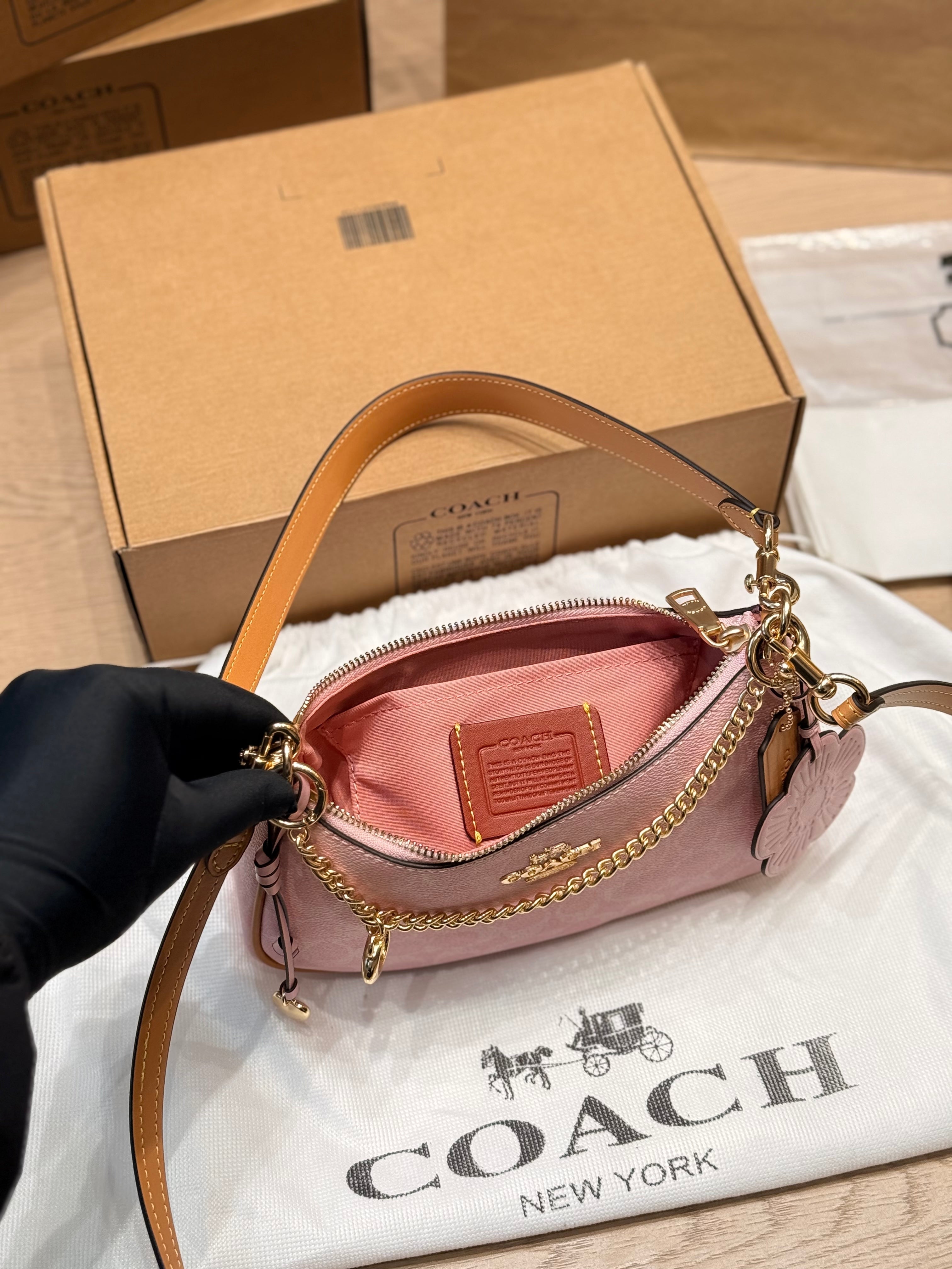 COACH Teri Pink Shoulder Bag